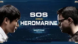HeroMarine vs sOs TvP - Group B Elimination - 2018 WCS Global Finals - StarCraft II