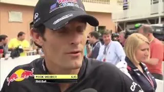 Formula One: Mark Webber Interview (2012 Monaco Grand Prix) (BBC)