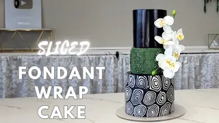 Amazing Sliced Fondant Wrap Technique | Fall Cakes | Cake Decorating Tutorial