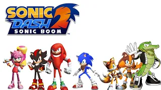 Sonic Dash 2: Sonic Boom. Соник Эми Накалз Стикс Тейлз Вектор и Шедоу устроили последний забег.