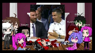 Naruto friends react to him as Ronaldo.