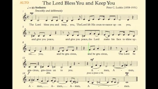 The Lord Bless You and Keep You (Lutkin) - Alto Track