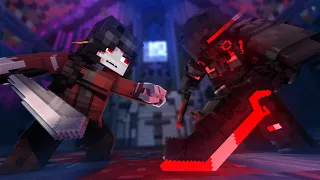 Carissa vs Phantom (super vampire clip)- Minecraft Animation