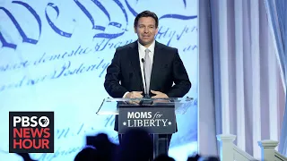 GOP presidential candidates appear at far-right Moms for Liberty event