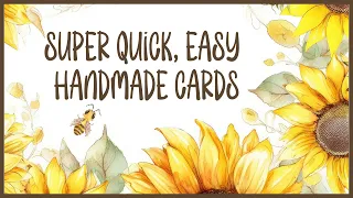 SUPER QUICK CARD MAKING with PATTERNED PAPER | also WIN $100 VOUCHER | Card Making Ideas & Tutorial