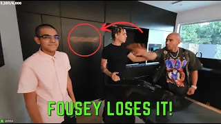 Fousey Gets Angry At Neon: Punches, Throws Taco, and Slaps