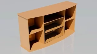 3d моделирование шкафа с полками в AutoCAD