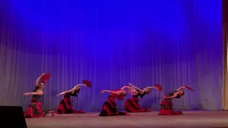 Испанский танец. Танец с веером. Фламенко
