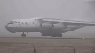 IL-76 landing in fog