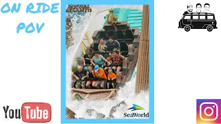 Journey To Atlantis On Ride POV SeaWorld San Antonio