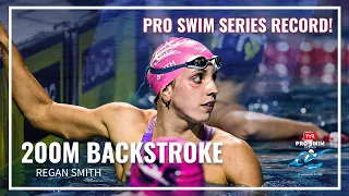 Regan Smith Sets New Pro Swim Series Record in 200M Backstroke | TYR Pro Swim Series Fort Lauderdale