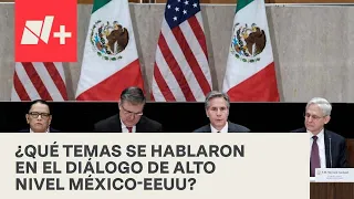 Conferencia de prensa por Diálogo de Alto Nivel de Seguridad México-EEUU