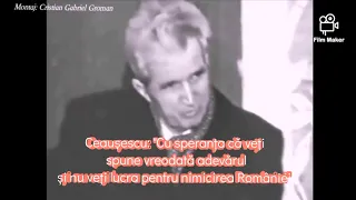 NICOLAE CEAUȘESCU: IMAGINI NEDIFUZATE de CENZURA lui ION ILIESCU din 1989. PROCESUL de la TÂRGOVIȘTE