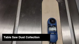 Improve Table Saw Dust Collection