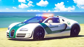 NEW Police Bugatti Supercar Patrol in GTA 5!! (Police Mod)