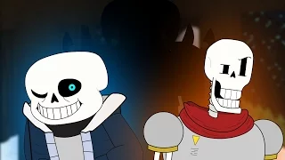 Skeletons and... a human? (Undertale Parody Animation)