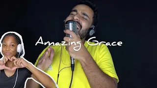 Gabriel Henrique - Amazing Grace (Acapella) DTSQUAD Reaction