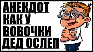 Анекдот как у Вовочки дед ослеп | анекдоты смешные до слез | новые анекдоты