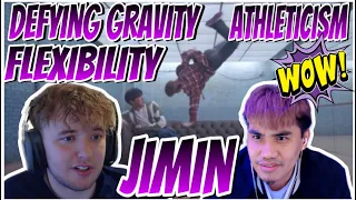 JIMIN never cease to amaze us! "Defying gravity, athleticism and everything' #jimin #jinbts