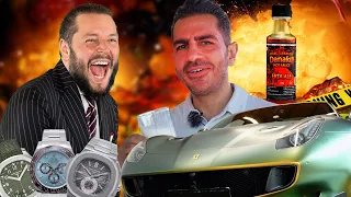 HOT CHALLENGE IN A 1MIO FERRARI 🔥🥵 WITH @hamidmossadegh