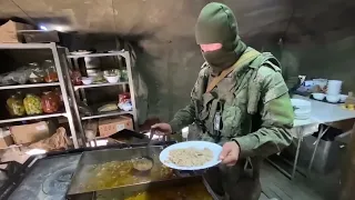 Ukraine War: Inside a Russian Field Kitchen