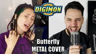 Digimon - Opening Latino | Metal Cover (Maxi Petrone ft Juli Hope)