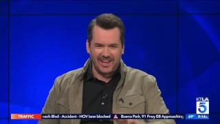 Jim Jefferies on how he got Brad Pitt to do the weather on his comedy show.