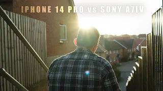IPHONE 14 PRO vs PROFESSIONAL CAMERA (Sony A7IV) | Video Test