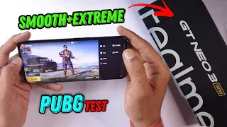 Realme GT Neo 3 Pubg Test : Smooth + Extreme with FPS Meter