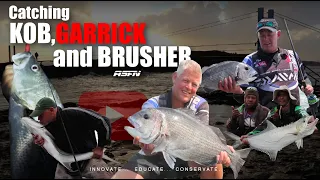 Catching KOB & WHITE MUSSEL CRACKER | Edible Fishing off the Island at Mazeppa | ASFN Rock & Surf