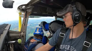 Skydive Pilot - Flying Skydivers in a 182