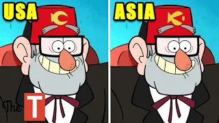 10 Gravity Falls Scenes That Were Changed In Other Countries