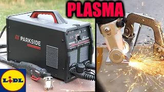 LIDL découpeur plasma PARKSIDE PERFORMANCE PPSK 40 A2 avec compresseur Plasma Cutter Plasmaschneider