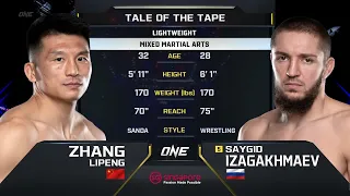 Zhang Lipeng vs. Saygid Izagakhmaev | ONE Championship Full Fight