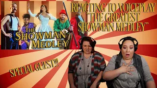 REACTING TO VOICEPLAY - THE GREATEST SHOWMAN MEDLEY  |              FT RACHEL POTTER