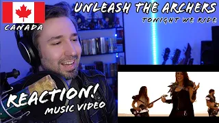 Metal Guitarist REACTS To Unleash The Archers - Tonight We Ride [World Tour Day 6: Canada]