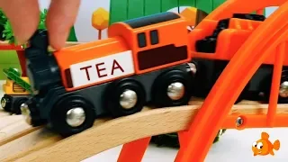 Brio TEA TRAIN! - Toy train sets for kids - Children's Toys videos for kids - Trains for Kids