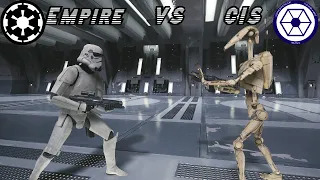 Empire VS CIS Holdout - 501st Journal Star Wars NPC Arena Battles