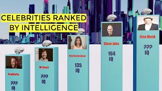Celebrities Ranked By Intelligence | 3D Comparison