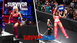 WWE 2K20 SIMULATION: Womens Team RAW vs Team SmackDown | Survivor Series 2020 HIGHLIGHTS