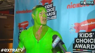 Backstage with John Cena at the Kids’ Choice Awards