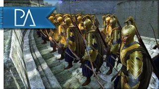 SIEGE AT HELM'S DEEP - Third Age Total War Gameplay