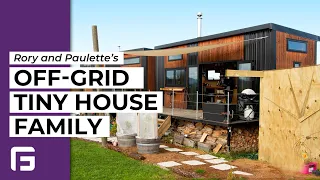 How to Live Off-Grid with a Family | Family Sized Tiny House | GridFree Living