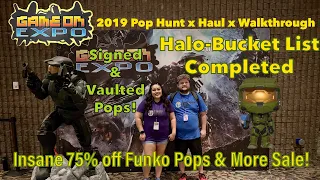 Funko Pop Hunting at Game On Expo AZ 2019 | Halo Bucket-List Completed