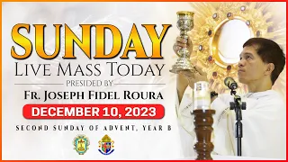 SUNDAY LIVE MASS TODAY DECEMBER 10, 2023 | SECOND SUNDAY OF ADVENT with Fr. Fidel Roura