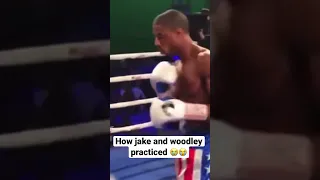 footage of jake paul and tyrone woodley practicing 😭😭 #jakepaul #jakepaulvstyronwoodley #rigged