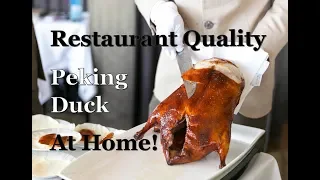 How to make Peking Duck at home in your oven!