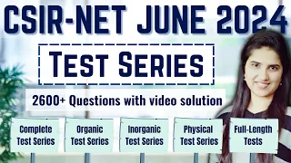 Test Series for CSIR NET Chemistry | CSIR NET June 2024 Test Series | J Chemistry Test Series 2024