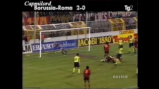 Borussia Dortmund-ROMA 2-0 Ritorno Quarti di Finale Coppa Uefa 18-03-1993