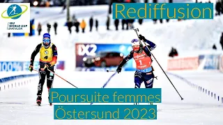 BIATHLON 2023 POURSUITE FEMMES OSTERSUND 2023